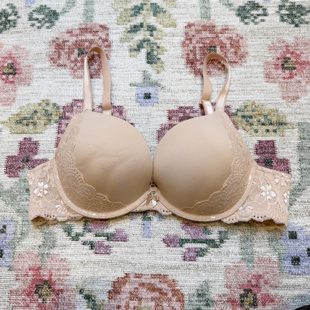 torrid Nude Lace Push-Up Bra
